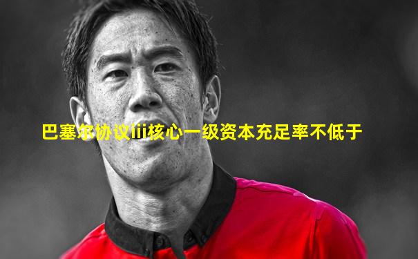 巴塞尔协议iii核心一级资本充足率不低于